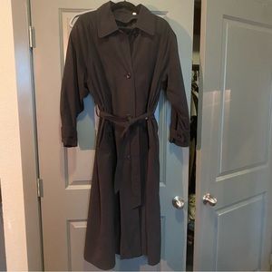 Black trench coat